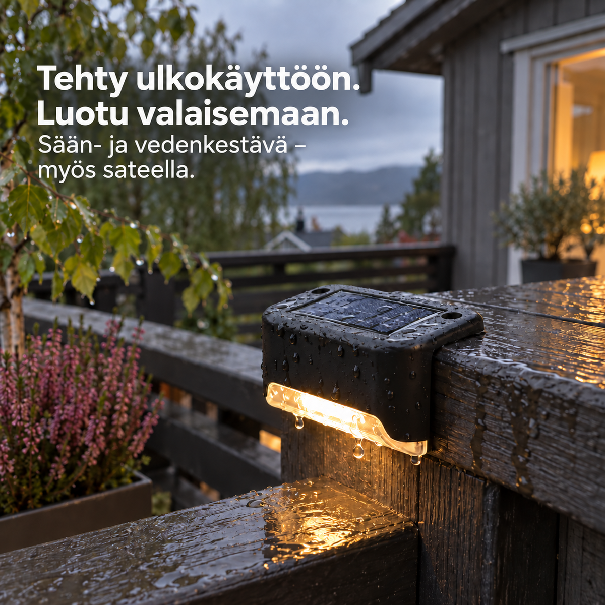 Solcelledrevet Kantbelysning-FN