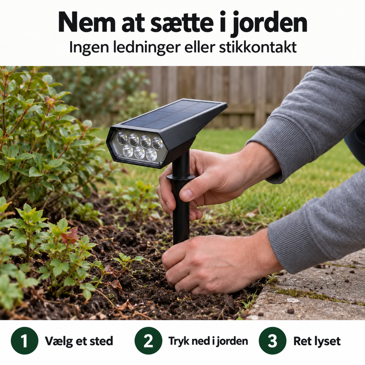 NOVA – Solcelledrevet havespot