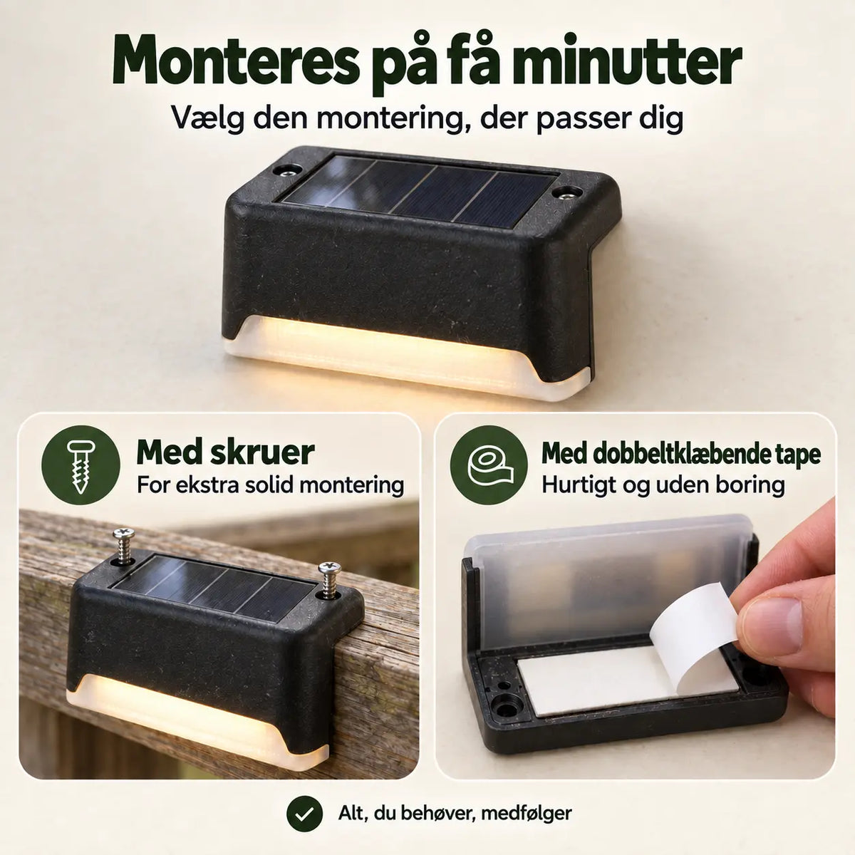 Nova – Solcelledrevet Kantbelysning DK